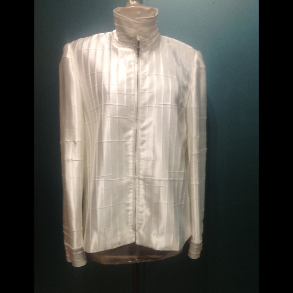 Satin Look Textured Jacket - image 1